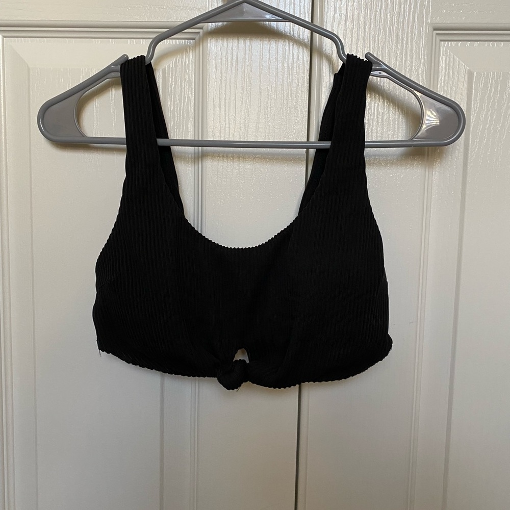 Hollister swim black bikini top